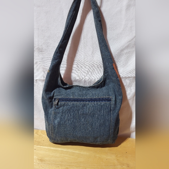 Vintage multicolor cotton hobo bag - Picture 3 of 5